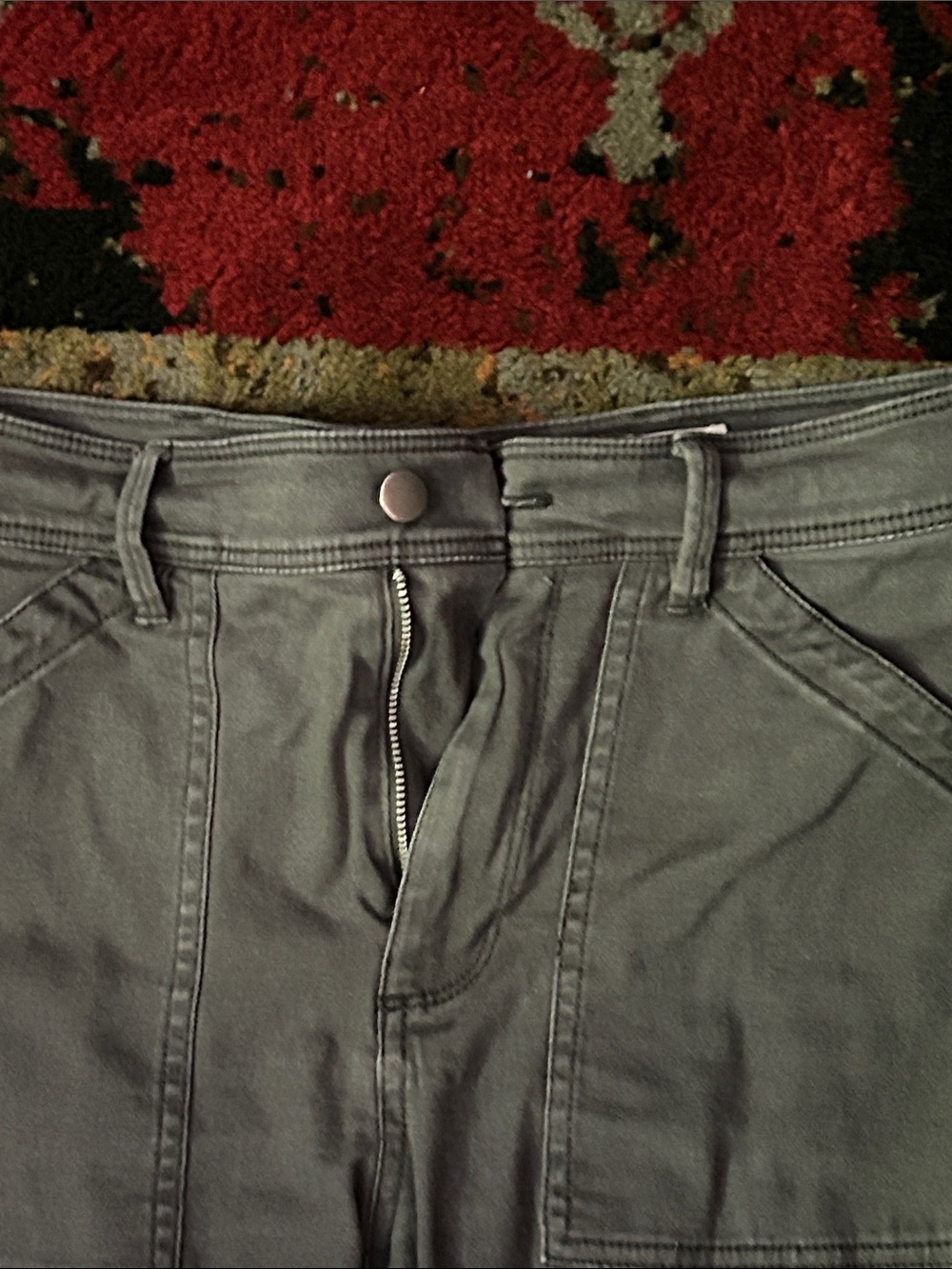 GAP high-rise, universal legging Gray Utility Cargo Pants - Picture 5 of 7